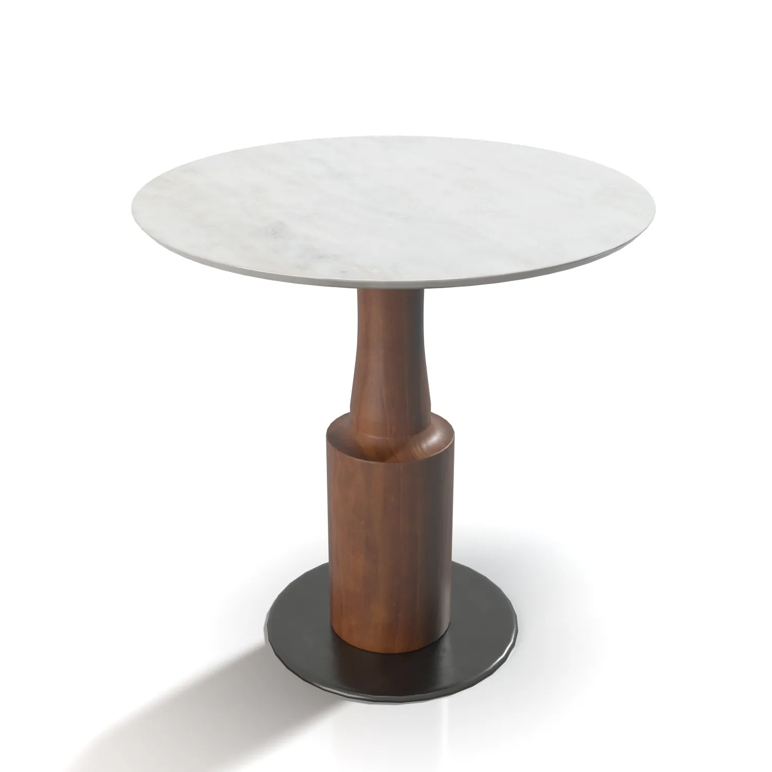 Twirl Dining Table PBR 3D Model_01